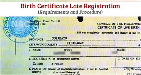 requirements for late registration of live birth|No Birth Certificate, No Problem! File an Application for Delayed .